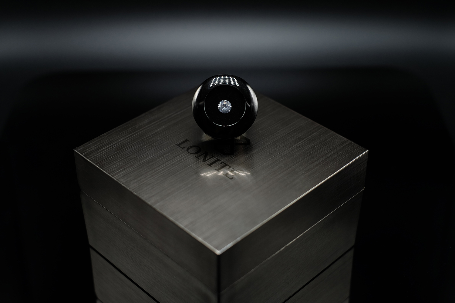A LONITE memorial diamond made from ashes